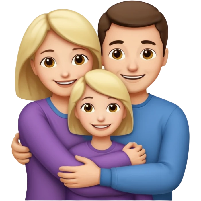 abrazar a mi papa mama emoji