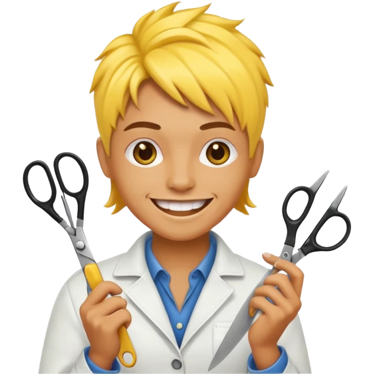 yellow mutant hairdresser emoji