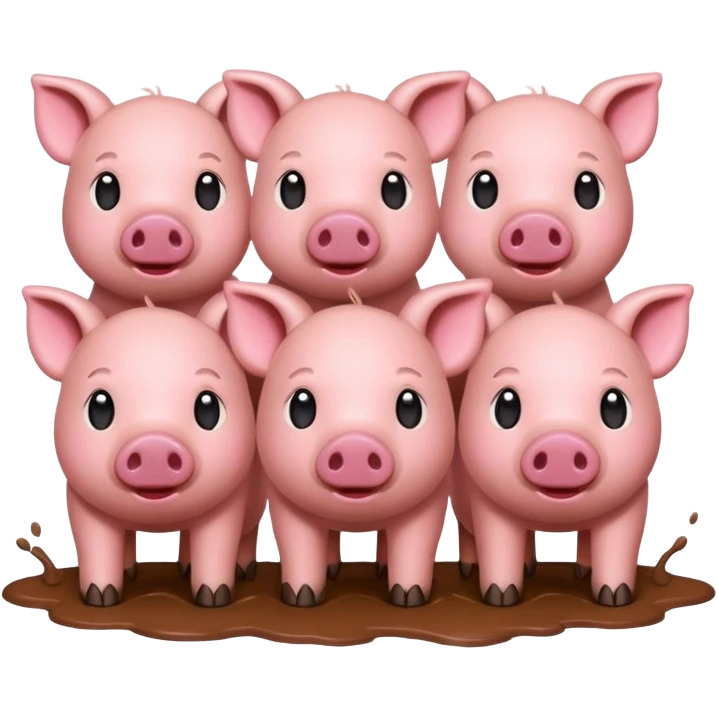 group of pigs emoji