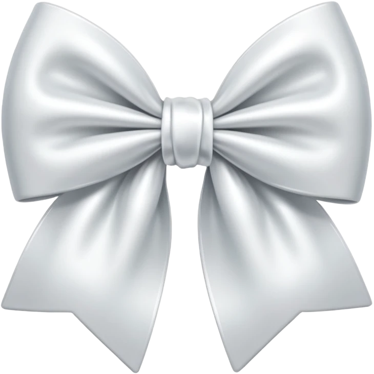 White bow emoji