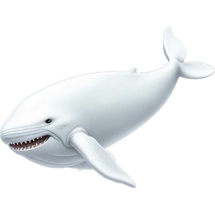 white whale , underside emoji