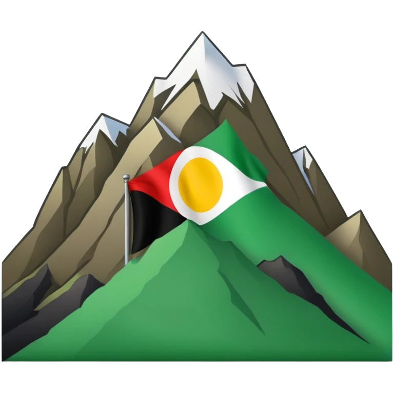 Just do a simple flag I want to put in my bio. Have u seen the panjshir flag do that it’s not in the emojis but make it exactly like the picture don’t add anything else. something on the middle search it up and make it in a shape of flag like the emojis no it’s goes like green on  emoji