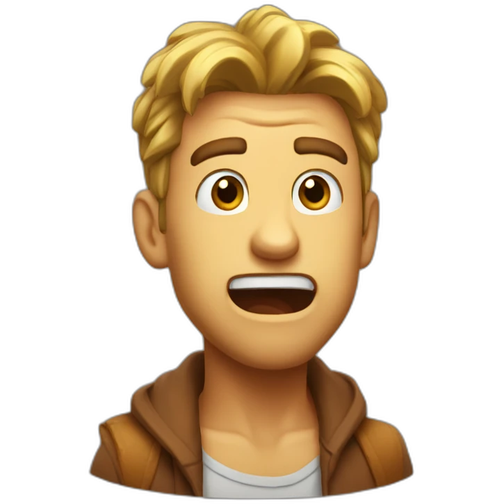 Wow-man-surprised emoji