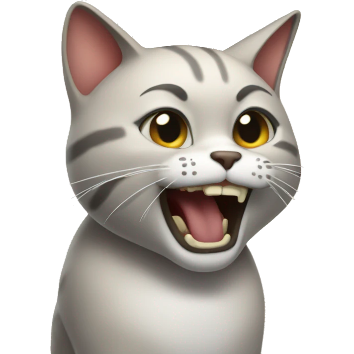 a cursing cat emoji