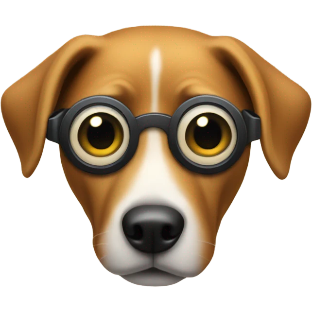 Dog spy emoji