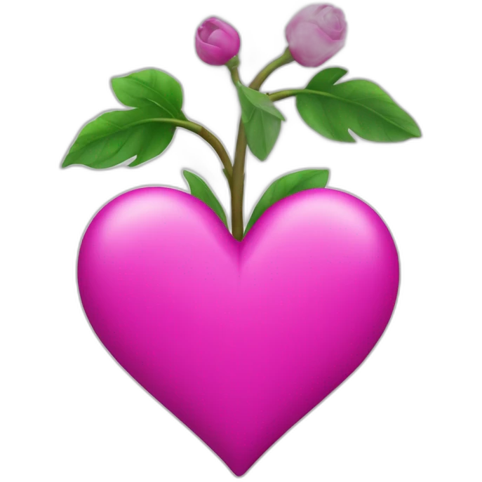 Corazón Fucsia emoji