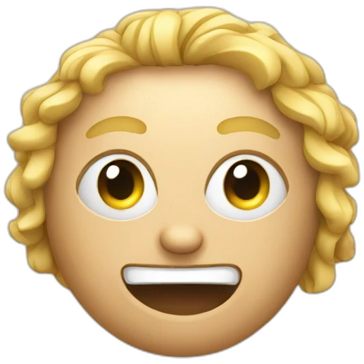 Een bank met ogen emoji