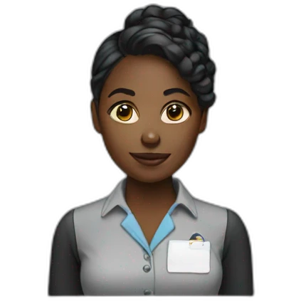 Black girl project manager emoji
