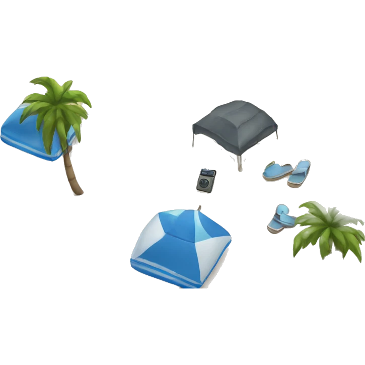 winter beach emoji emoji