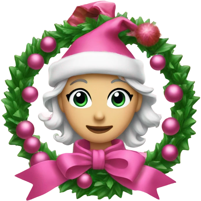 Pink Christmas  emoji