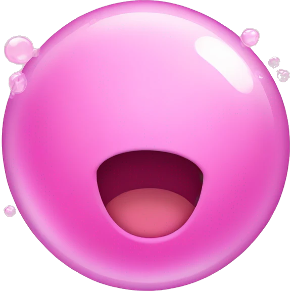 Pink bubbles  emoji