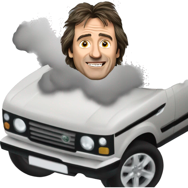 richard hammond in a range rover emoji