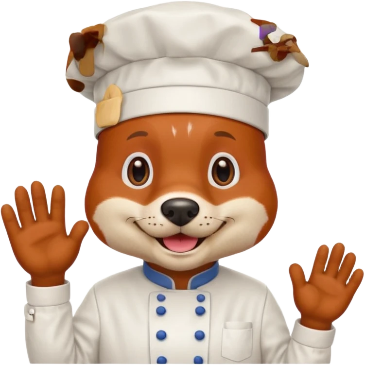 chef red dog emoji