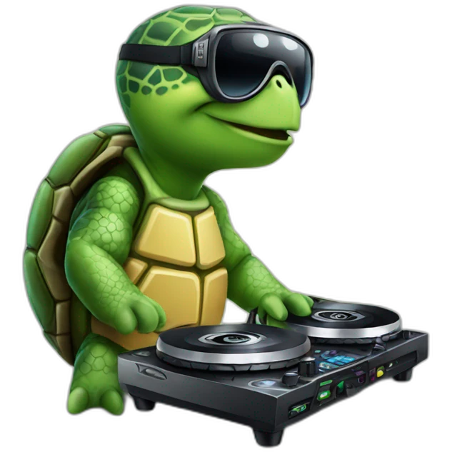 Dj Turtle emoji