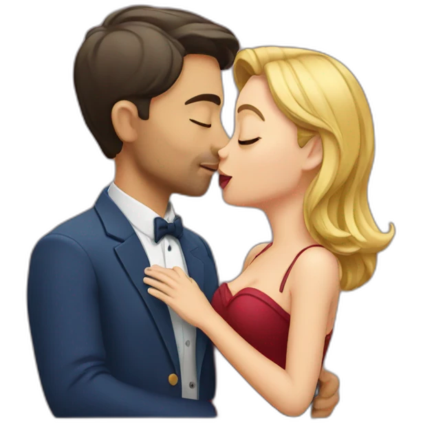 good night kiss emoji