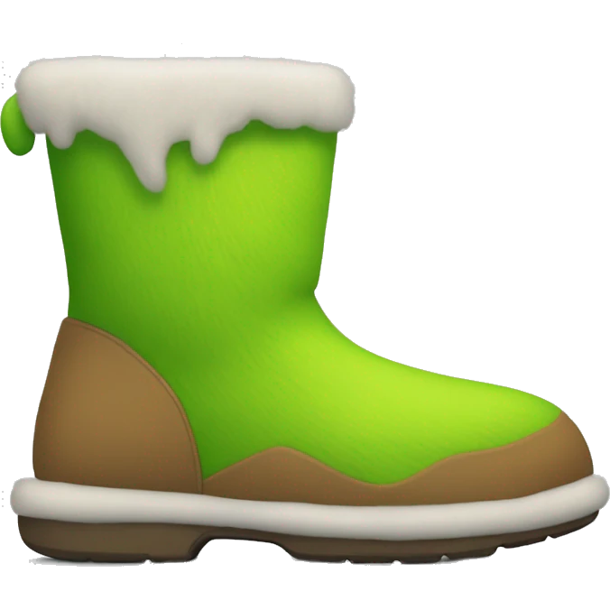 The grinch with uggs emoji