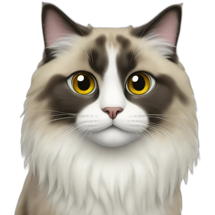cat-ragdoll-multi-colored emoji