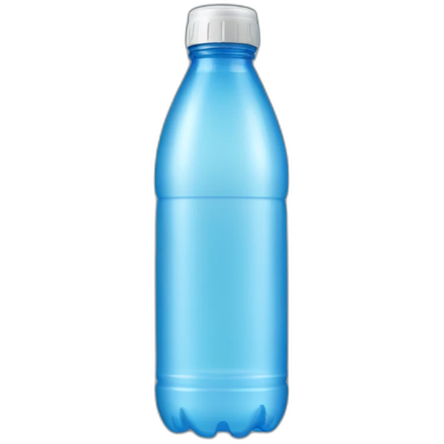 a plastic water bottle emoji