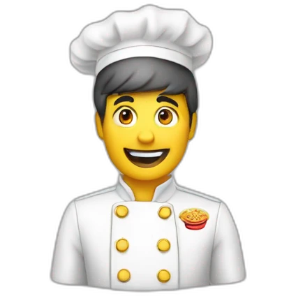 serveur de fast food emoji