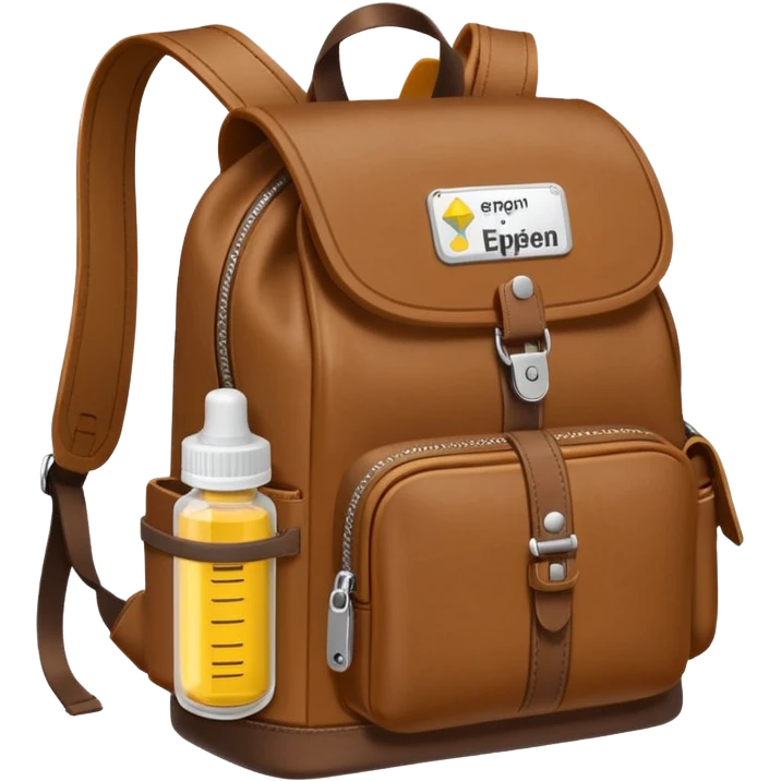 EpiPen in backpack purse emoji