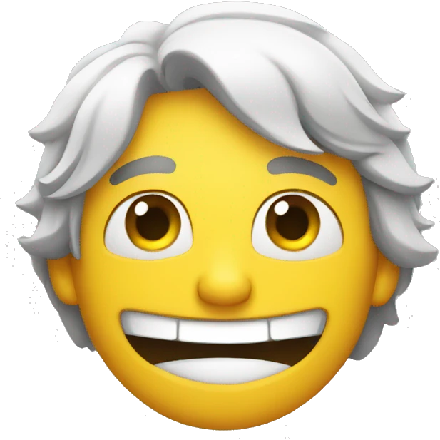 Sarcastic smile emoji