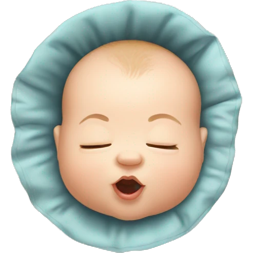 Fat baby upside down emoji