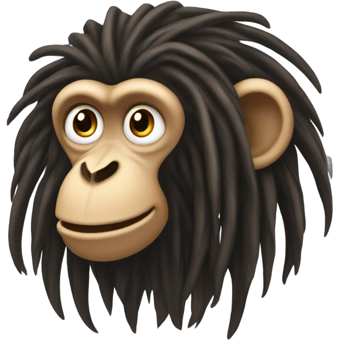 Monkey with dreads emoji