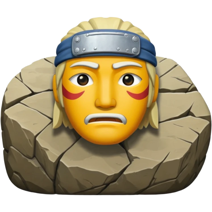 Hokage Rock in naruto emoji