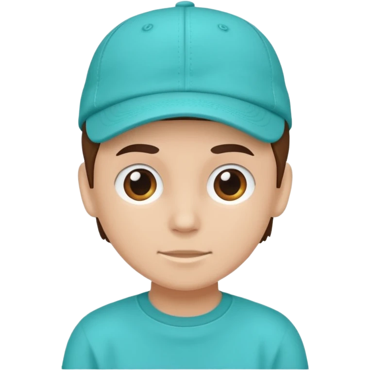 Turquoise Cap emoji
