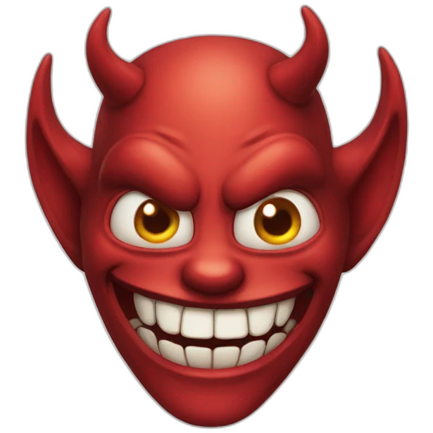 Devil giggle  emoji