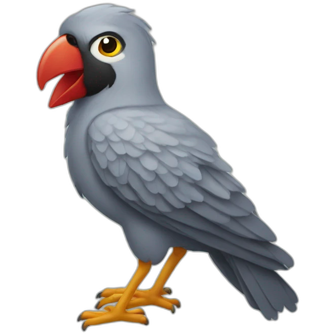 Pájaro loco emoji