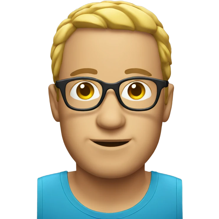 Glasses man swim emoji
