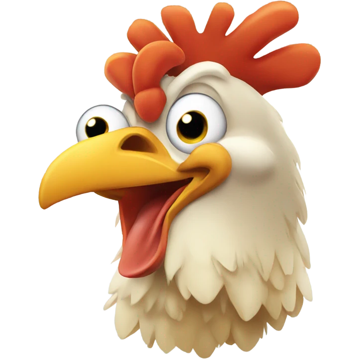 Hungry chicken  emoji
