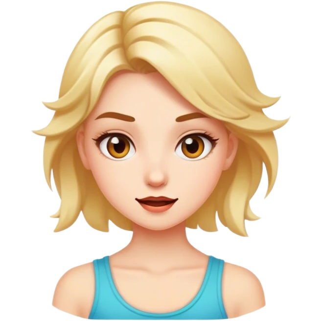 Дерзкая энергичная девушка emoji
