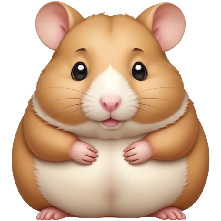 Obese hamster emoji