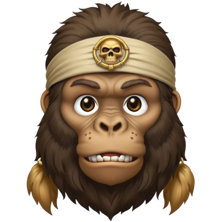 pirate gorilla emoji