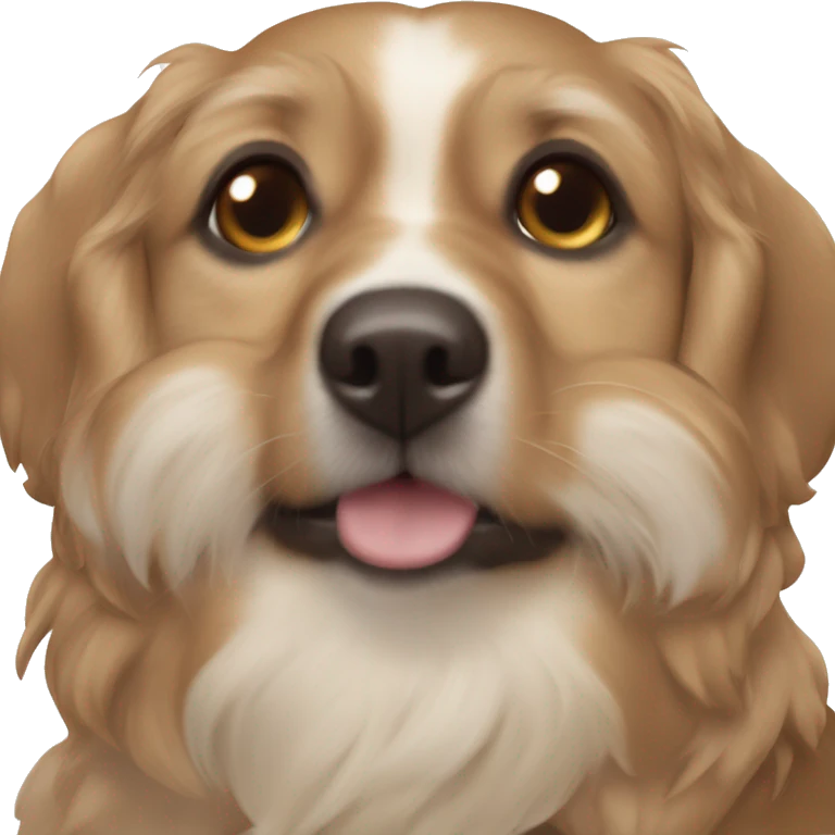 cachorro caramelo vira lata emoji