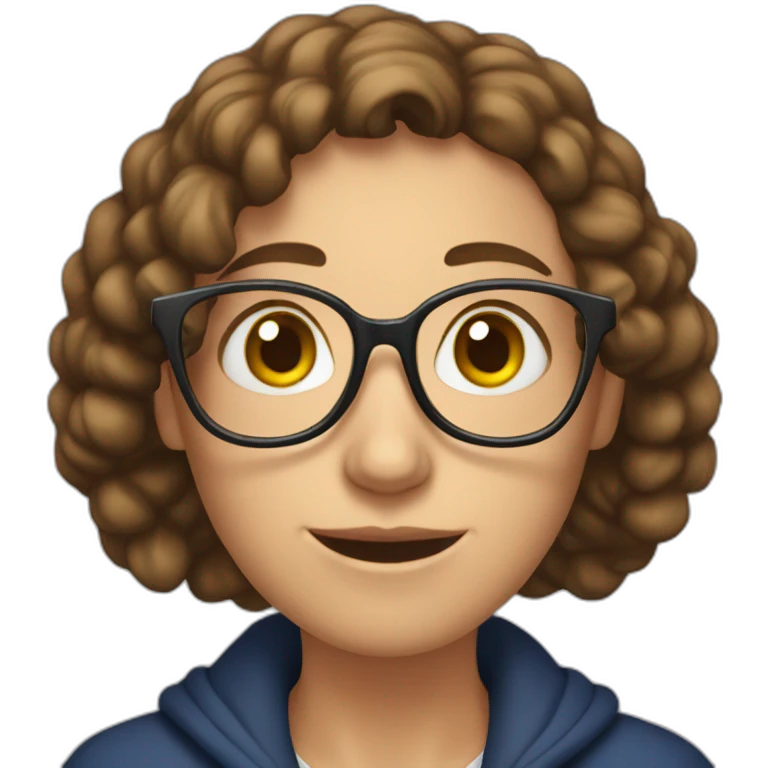 An english Teacher with An oxford dictionary on her hands emoji