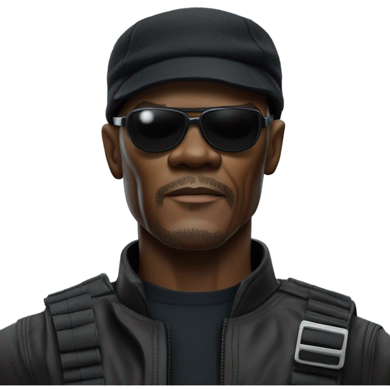 Samuel L Jackson as Nick Fury emoji