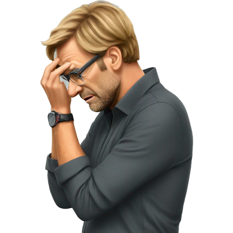 Klopp facepalm emoji