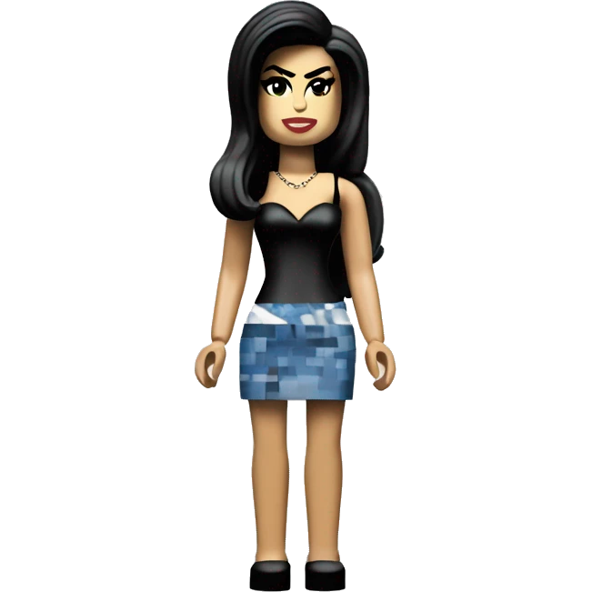 amy winehouse lego full body emoji