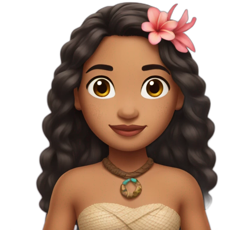 princess moana emoji