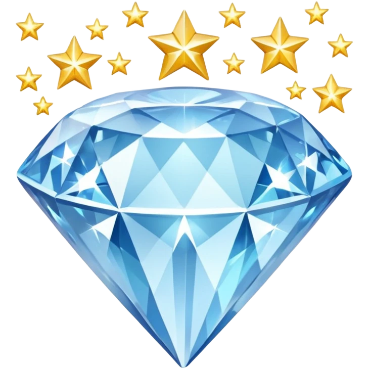 diamond with small stars  emoji