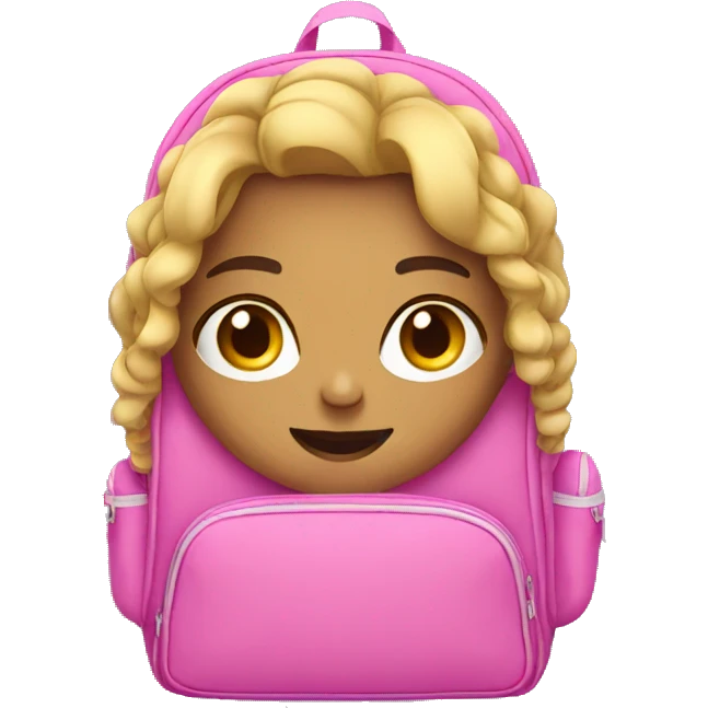 girl backpack emoji