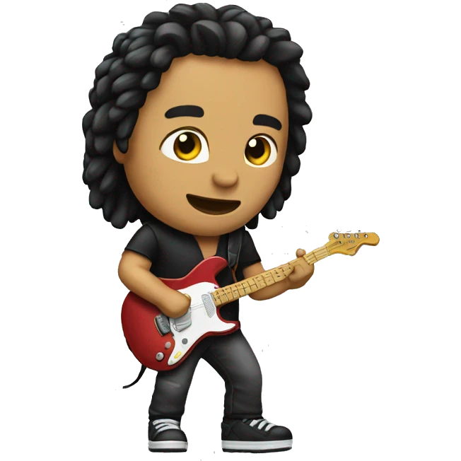 Chitarrista rock emoji
