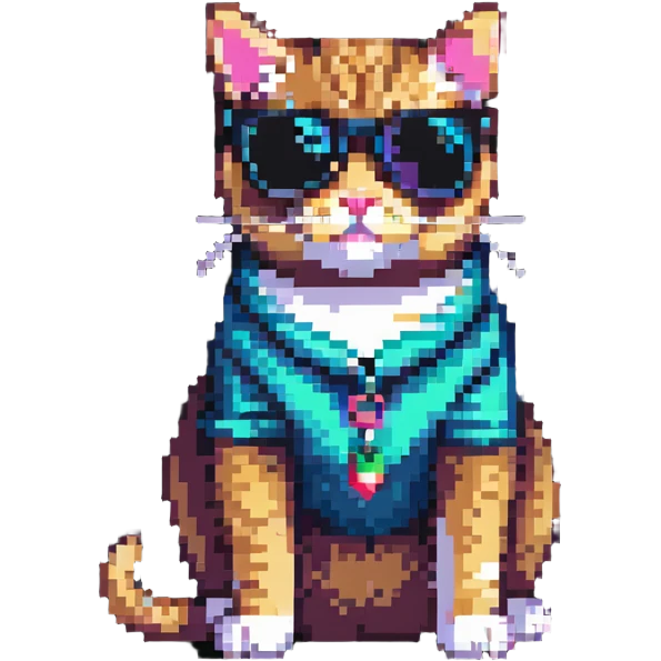 cat wearing sunglasses emoji