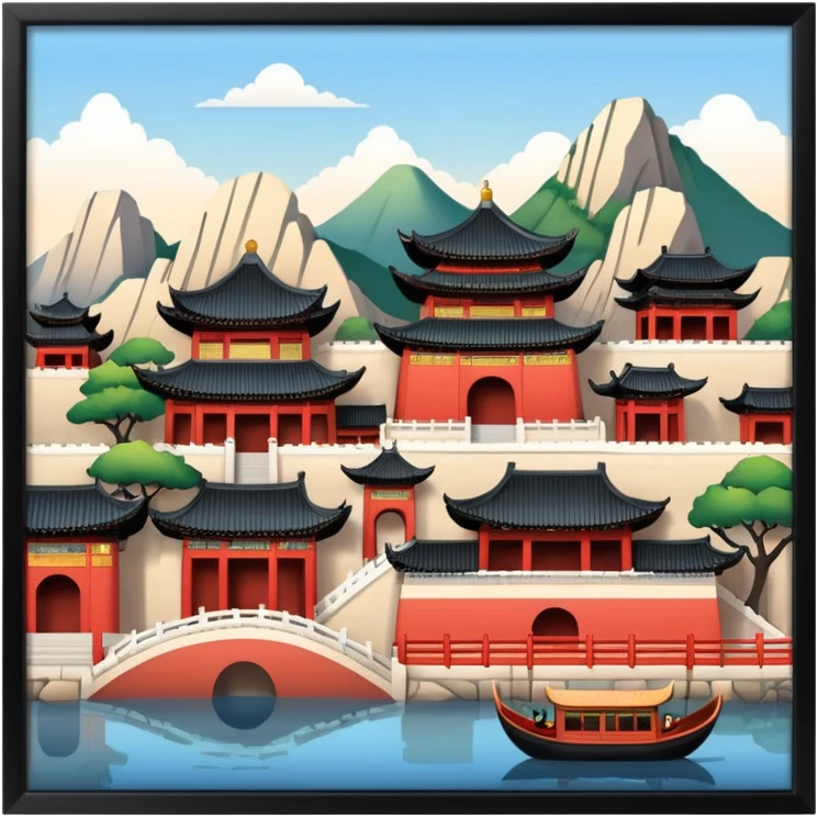 country china and korea emoji