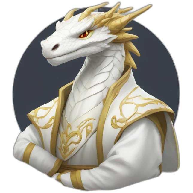 american grand dragon white robes emoji