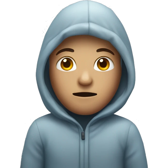 person freezing emoji