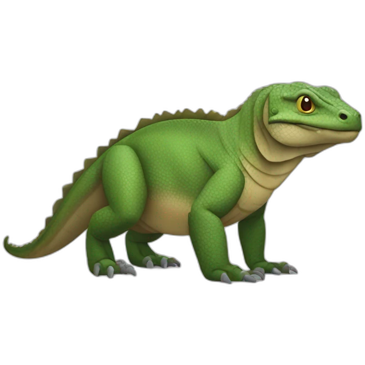 Komodo Dragon Full Body emoji